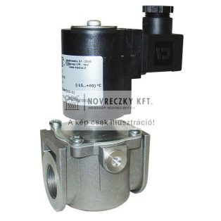 EW-1 Gázmágnesszelep DN15, menetes, 12 V DC, NC, Pmax.=500 mbar, automata, IP65