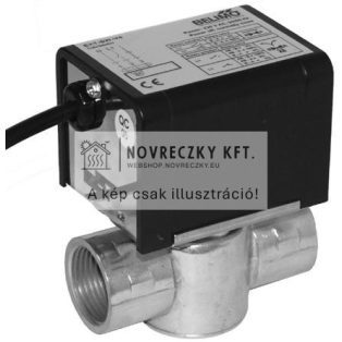 EXT-SW-E202V4C7 Motoros szelep, 2-járatú, rúgóvisszatérítés, 3/4", 230V, kvs=6,5 m3/h, ΔPS=1,3 bar