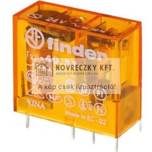 Finder miniatűr dugaszolható ipari relé 2 váltóérintkezős 24V AC, 8A