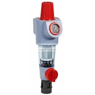 FK74CS-1AA Vízszűrő+nyomáscsökkentő, 100µm, 1", KM+hollandi, 1,5...6bar, PN16, max 30°C, kws:6,4