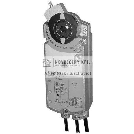 GCA161.1E Zsalumozgató motor 18Nm 90/15 sec. rugós, AC 24 V - 0..10V DC