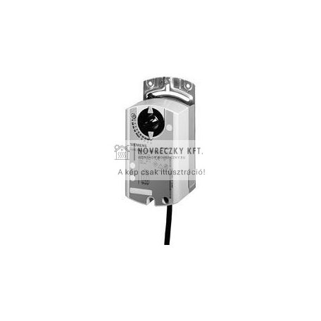 GDB164.1E Zsalumozgató motor 5 Nm, 150 sec. AC 24 V - 0...35V DC+2db segédkapcsoló