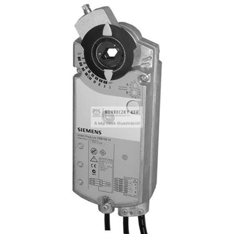 GIB161.1E Zsalumozgató motor 35 Nm, 24V AC, 0...10V DC, 150s, IP54