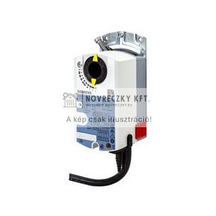 GLB181.1E/3 VAV statikus kompakt légmennyiség szabályozó 0...10V / 3-pont, 24V, 10Nm, 150s, 300pa