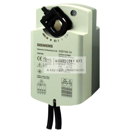 GQD166.1A 24V, 0...10V, rugós, 2Nm,