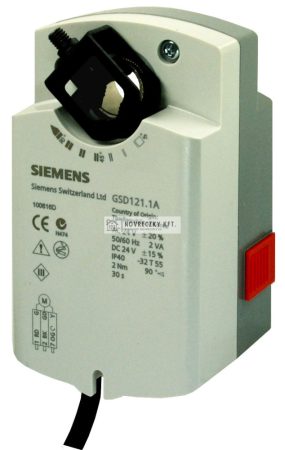 Siemens GSD321.1A Zsalumozgató motor 2Nm 30 sec. 230V - Nyit/zár
