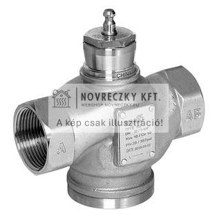 Rozsdamentes acél szabályozószelep, 2-járatú, DN40 menetes, Rp11/2", PN25, ps2500 kPa, kvs=25m³/h