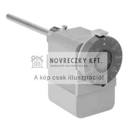 L6188A2085U Merülő termosztát, merülőhüvellyel 25-95C, Hiszterézis 4-10C