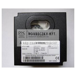 LFL1.322 égővezérlő automatika gáz, vagy gáz/olaj égőkhöz. AC 230V. 2-fokozat / modulációs