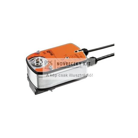 LRF230-S Forgó hajtómű vészállás funkcióval NC, 4 Nm, AC 100...240 V, nyit/zár, 75 s, 2x SPDT, IP54