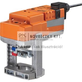 LV24A-SR-TPC Szelephajtómű, 500N, AC/DC 24V, 2...10V, 150s, Löket 15 mm, IP54, Sorkapcsok kábellel