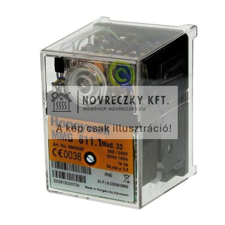 MMG 811.1 Mod 33 Kompakt égőautomatika, olaj/gáz égőhöz, -20...60°C, 230V AC, IP44