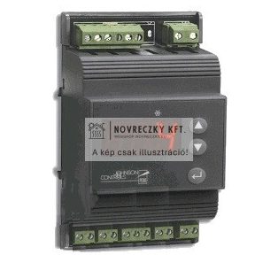 MS4DR230T-1C 4 fokozatú digitális termosztát 230Vac,DIN sínre,hőm. érzékelővel, -40 … +70C, IP54