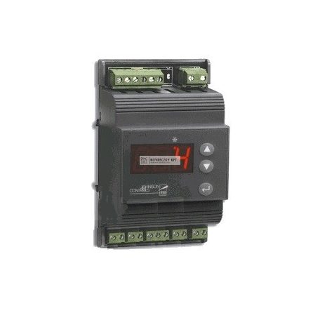 MS4DR230T-1C 4 fokozatú digitális termosztát 230Vac,DIN sínre,hőm. érzékelővel, -40 … +70C, IP54