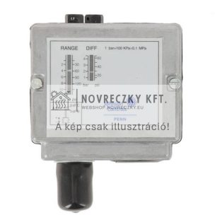 P48AAA-9120 Nyomáskapcsoló 0.2-4 bar, diff.: 0.25-0.8 bar, 100°C, max.8 bar, 3/8", IP54