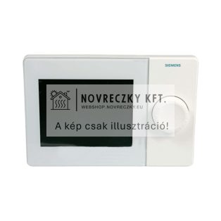 QAA74.611/101 Új beltéri kezelőegység RVS… szabályozókhoz,teljes programozás,háttérvilágított