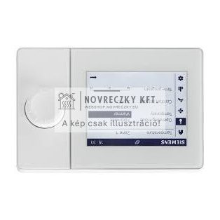 QAA74.614/101 Új beltéri kezelőegység RVs szabályozókhoz,teljes programozás,páratartalom érzékelő