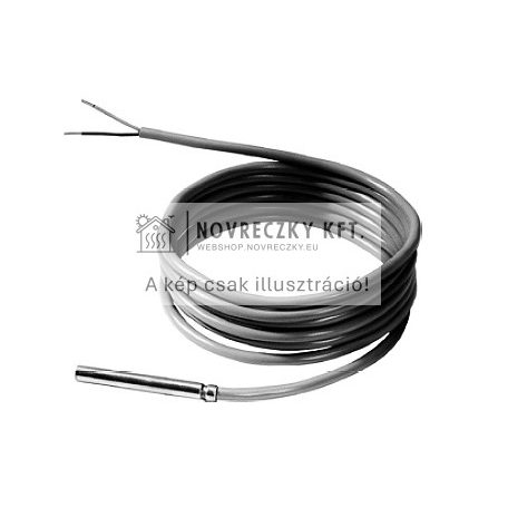 QAZ21.5220 merülő vízhőmérséklet-érzékelő Ni1000 PVC, védőcső nélkül -50...+80°C, 1,5 m