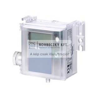 QBM3020-5D Légcsatorna nyomáskülönbség érzékelő kijelzővel, 0...500 Pa, 24V AC, 0-10V, IP54