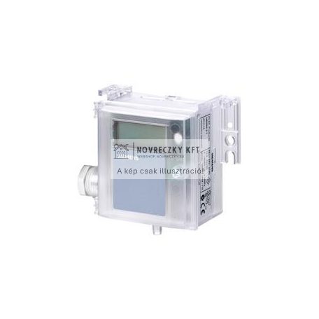 QBM3020-5D Légcsatorna nyomáskülönbség érzékelő kijelzővel, 0...500 Pa, 24V AC, 0-10V, IP54