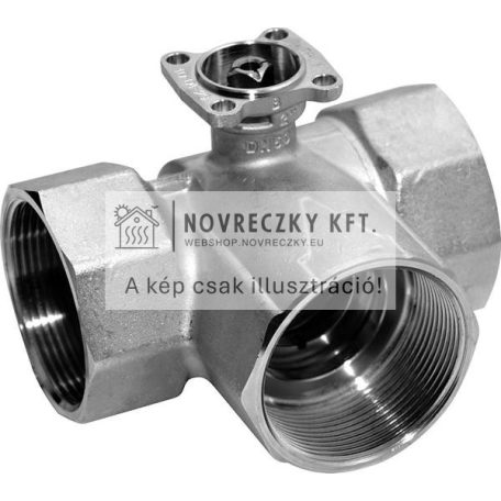 R3020-4-S2 Szabályozó golyóscsap, 3-járatú, menetes, Rp3/4", PN40, DN20, ps 1600 kPa, kvs=4 m³/h