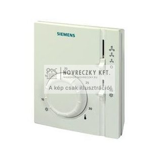 RAB11 Mechanikus fan-coil termosztát 2-csöves rendszerhez, 230V, hűtés/fűtés, 3-fokozatú kézi vent.