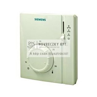 RAB21 Mechanikus fan-coil termosztát 2-csöves, 230V, külső changeover, szabályozás/szellőzés