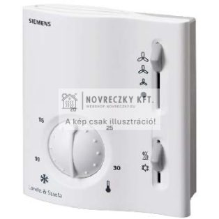 RAB31 Mechanikus fan-coil termosztát 4-csöves rendszerhez, 230V, hűtés/fűtés, 3-fokozatú kézi vent.