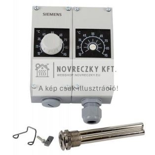 Hőmérséklet szabályozó/biztonsági hőmérséklet korlátozó, 15...95°C / 110°C, 700 mm kapilláriscső