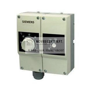 Hőmérséklet szabályozó/Termikus "reset" határoló termosztát, 40...120°C, 700 mm kapilláris cső,IP40