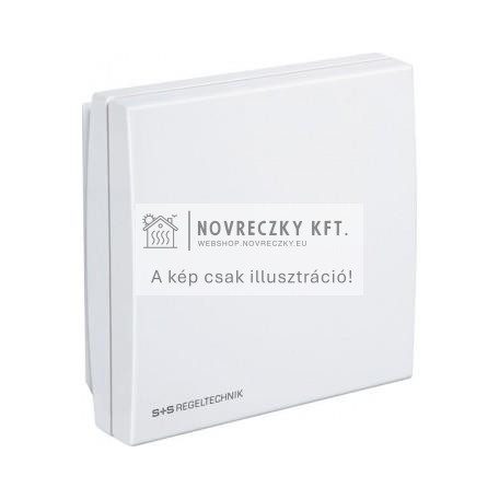 RCO2-W szobai CO2 érzékelő 0...2000/5000 ppm, 0...10V/4...20mA váltókontakt, 24V AC/DC, 0..50°C