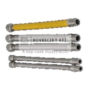 Víz/Gáz nyútható rozsdamentes acél (INOX) 220-440 mm kazán bekötéshez ( 5 db / csomag)
