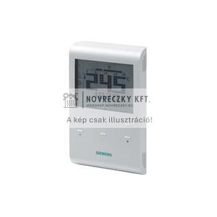 RDE100.1RF programozható RF termosztát adóegység RDE-MZ6 zónaszabályzóhoz és RCR100RF vevőhöz