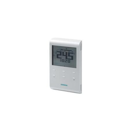 RDE100.1RF programozható RF termosztát adóegység RDE-MZ6 zónaszabályzóhoz és RCR100RF vevőhöz