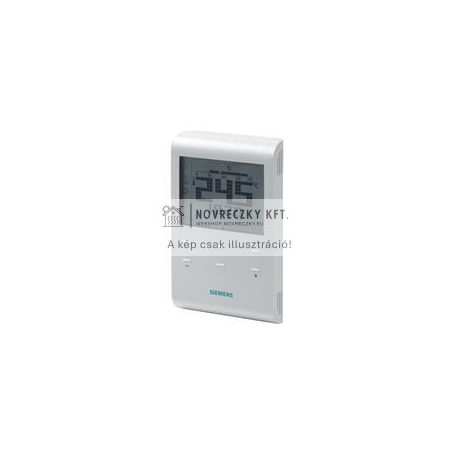 RDE100.1RF programozható RF termosztát adóegység RDE-MZ6 zónaszabályzóhoz és RCR100RF vevőhöz