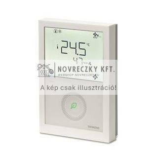RDG200KN fűtő/hűtő termosztát, 230V/24V megtáplálás, ON/OFF, 3-pont vagy PWM kimenetekkel, LCD