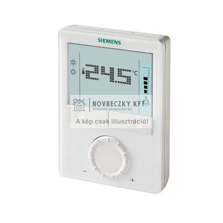 RDG400 univ. helyiségszabályozó,Kimenet DC 0…10 V szelepmozgatóhoz,további ON/OFF,PWM vagy 3pt