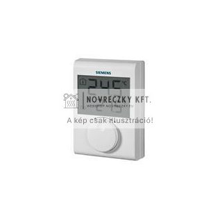 RDH100 LCD kijelzős szobatermosztát, elektronikus forgatógombbal, időprogram nélkül