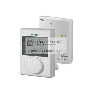 RDH100RF/SET rádiófrekvenciás szobatermosztát, LCD kijelzővel, elektronikus forgatógombbal