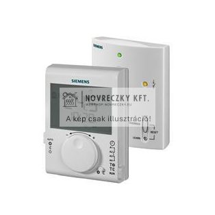 RDJ100RF/SET Napi programozású, rádiófrekvenciás szobatermosztát, elektronikus forgatógombbal
