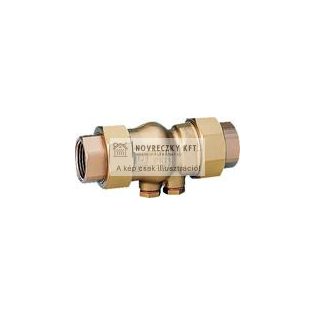 RV281-3/4A Visszacsapó szelep, víz/olaj/levegő közegre, 3/4", BM+hollandi, PN16, max.70°C, kvs=3,1
