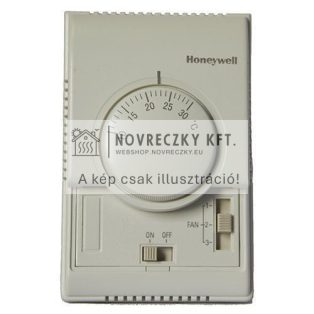 T6375C1086 TRANE Fan Coil Termosztát, 4-csöves rendszerekhez, ON/OFF, 1-2-3 fokozatú ventillátor