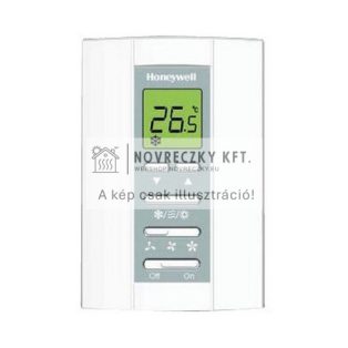 T6812A1000 elektronikus fan-coil termosztát digitális kijelzővel 2 csöves rendszerekhez