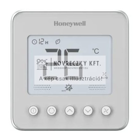 TF428WNM/U Orchid3 digitális Modbus fan-coil termosztát, fehér, 4-csöves, On/Off, 230Vac, IP20