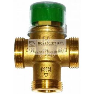 TM200-3/4E termosztatikus keverőszelep, HMV, forrázásvédelem, 3/4", KM, 30...60°C, kvs=1,6 G1"