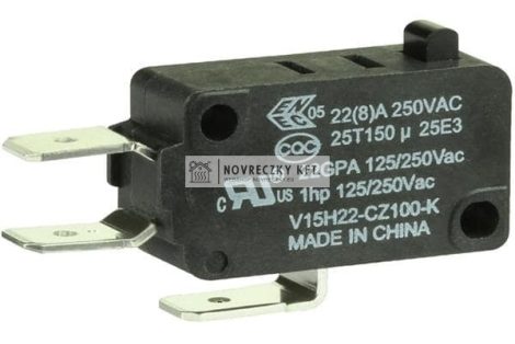 V15H16-CZ200 mikrokapcsoló, SPDT, 250 VAC, 16 A