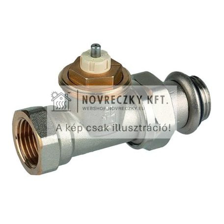 V2030DSX15 termosztatikus radiátorszelep, egyenes kivitelű, gumigyűrűs, DN15, SX, 1/2"