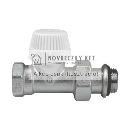 V320DSLGB15 termosztatikus radiátorszelep 1/2", egyenes, előbeállítható, belső menet (=V2030DSX15)