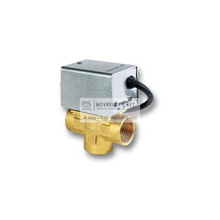 V4044C1098/U 2utú motoros váltószelep, A ág NC, 3/4", BB, 230V AC, max.8,6 bar, kvs=6