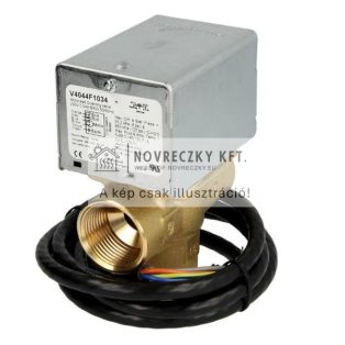 V4044F1034/U 2utú motoros váltószelep, segédkapcsolóval, A ág NC,1",BB,230Vac,max 8,6bar,kvs=8,1